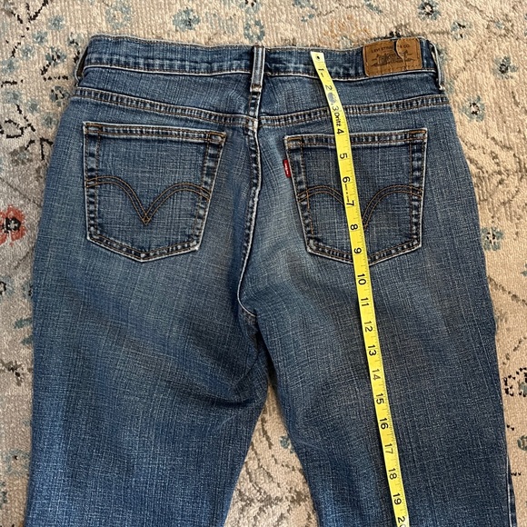 Levi’s Blue Straight 505 Cut-off Capri Jeans - Picture 12 of 15